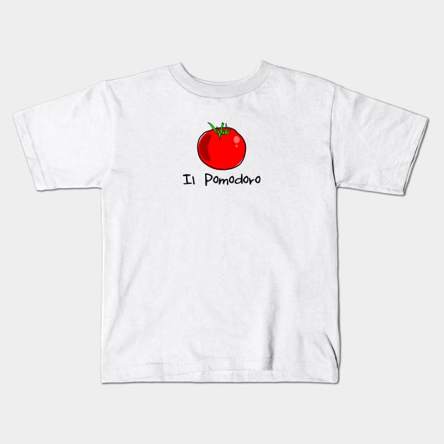 Il Pomodoro (Tomato) Kids T-Shirt by TaliDe